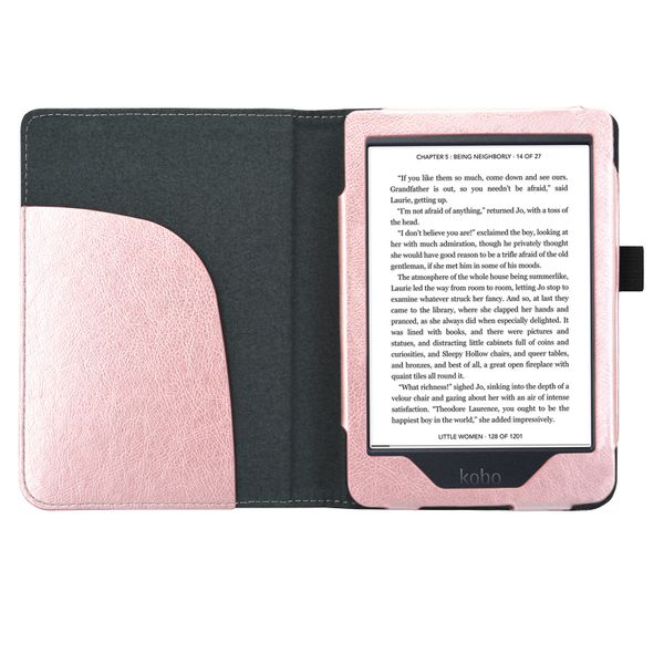 imoshion Etui portefeuille Luxe unie Kobo Nia - Rose