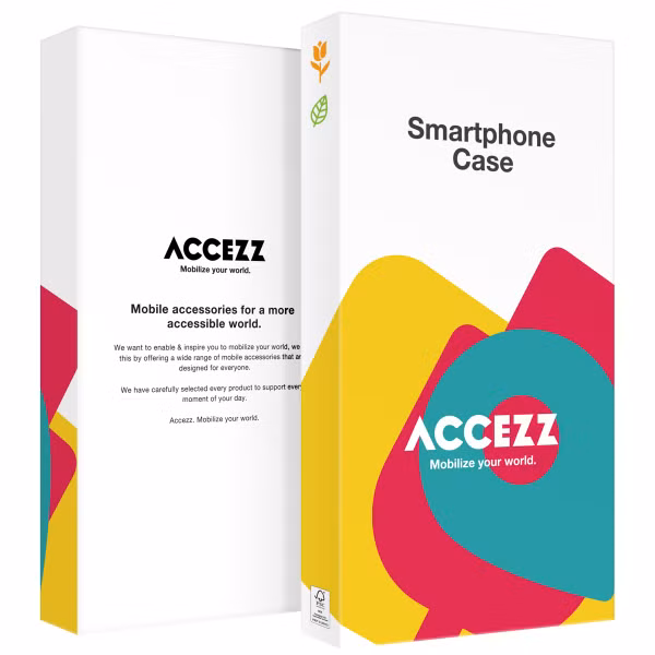 Accezz Coque Ring Stand avec MagSafe Samsung Galaxy S24 Ultra - Transparent