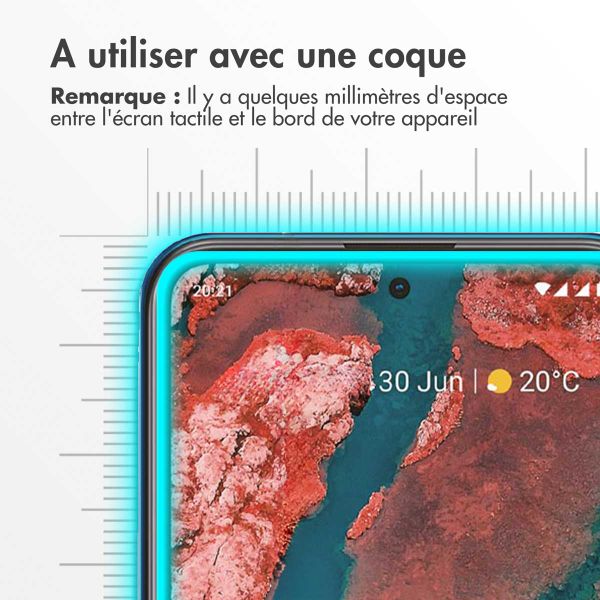 Accezz Protection d'écran en verre trempé Nokia X10 / X20