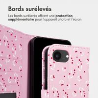 imoshion Étui de télephone portefeuille Design Apple iPhone 17e / 16e - Blush Berries