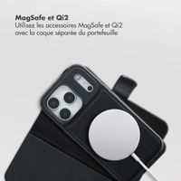 Selencia Étui portefeuille amovible Olyn avec MagSafe Apple iPhone 17 Pro - Noir