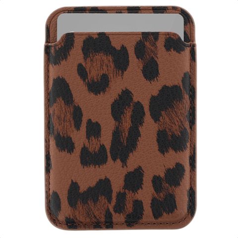 Selencia Porte-cartes Sabi avec MagSafe - Mocha Brown