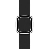 Apple Leather Band Modern Buckle Apple Watch Series 1 á 9 / SE (38/40/41 mm) | Series 10 (42 mm) - Taille M - Noir