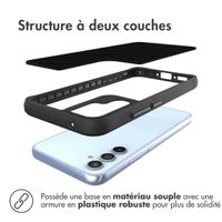 imoshion Rugged Hybrid Carbon Case Samsung Galaxy A34 (5G) - Noir