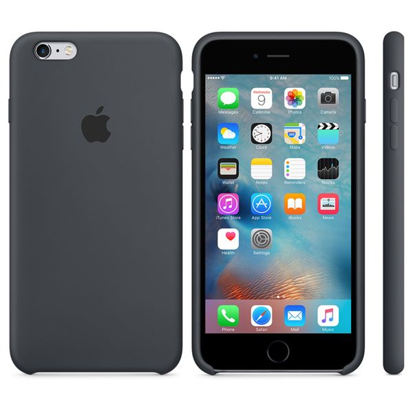 Apple Coque en silicone iPhone 6(s) Plus - Charcoal Grey