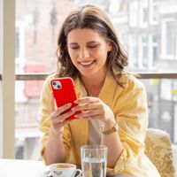 Accezz Coque Liquid Silicone Samsung Galaxy A53 - Rouge