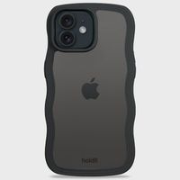 Holdit Coque Wavy Apple iPhone 12 (Pro) - Black / Transparent