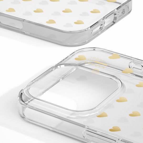 iDeal of Sweden Coque arrière Mirror Apple iPhone 16 Pro - Golden Hearts