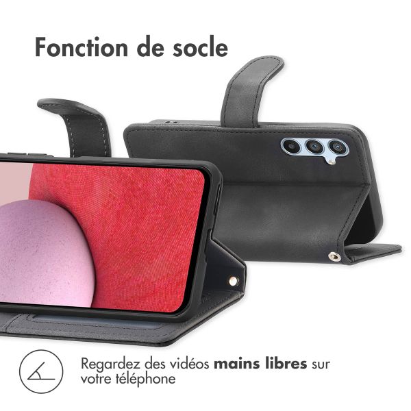 imoshion Etui de télephone portefeuille avec cordon Samsung Galaxy A14 (5G/4G) - Noir