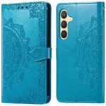 imoshion Etui de téléphone portefeuille Mandala Samsung Galaxy S25 - Turquoise