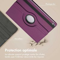 imoshion Coque tablette rotatif à 360° Apple iPad 9 (2021) 10.2 pouces / iPad 8 (2020) 10.2 pouces / iPad 7 (2019) 10.2 pouces - Violet