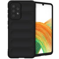 imoshion Coque arrière EasyGrip Samsung Galaxy A33 - Noir