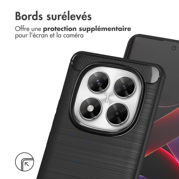imoshion Coque Brushed Xiaomi Poco X7 - Noir