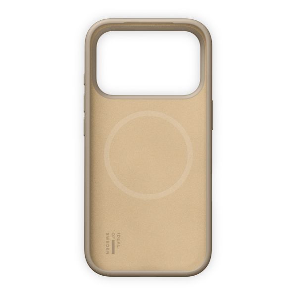 iDeal of Sweden Coque en silicone avec MagSafe Apple iPhone 17 Pro - Beige