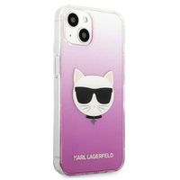 Karl Lagerfeld Coque arrière rigide Choupette iPhone 13 - Rose