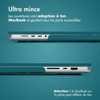 imoshion Coque rigide pour MacBook Pro 16 pouces (2021) / Pro 16 pouces (2023) M3 chip - A2485 / A2780 / A2991 / A3186 / A3403 - Petrol Green