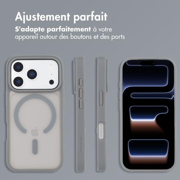 imoshion Coque Color Guard avec MagSafe Apple iPhone 17 Pro - Gris