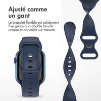 imoshion Bracelet en silicone⁺ Apple Watch Series 1 á 10 / SE / Ultra (2) (44/45/46/49 mm) - Midnight - Taille M/L