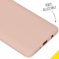 Accezz Coque Liquid Silicone Samsung Galaxy A51 - Rose