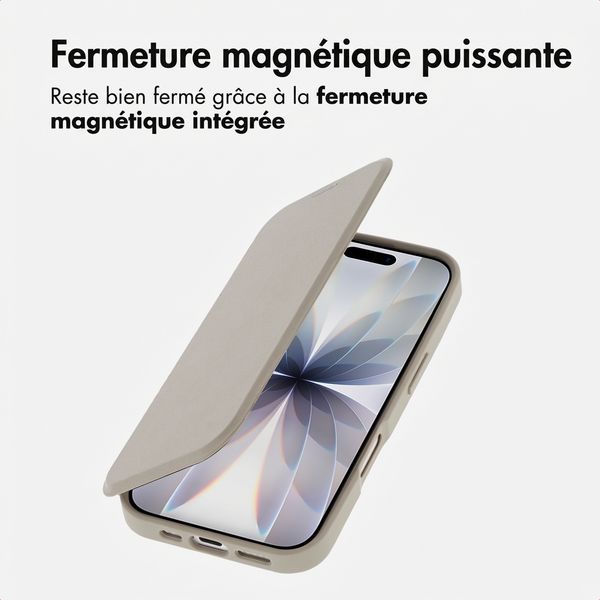 imoshion Bookcase transparente avec MagSafe Apple iPhone 17 - Beige