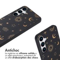 imoshion Coque design en silicone avec cordon Samsung Galaxy S25 Plus - Sky Black