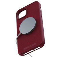 Njorð Collections Coque daim Comfort+ MagSafe iPhone 15 Plus - Red