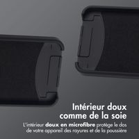imoshion Coque arrière Color avec cordon amovible et MagSafe Samsung Galaxy S24 / S25 - Noir