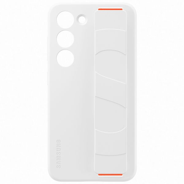 Samsung Coque arrière Grip originale Samsung Galaxy S23 - Blanc