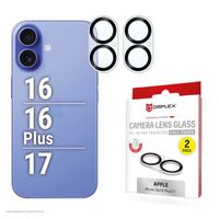 Displex CamGlass All-In-One Protection d'objectif de caméra Apple iPhone 16 / 16 Plus / 17