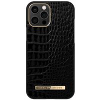 iDeal of Sweden Coque Atelier iPhone 12 Pro Max - Neo Noir Croco