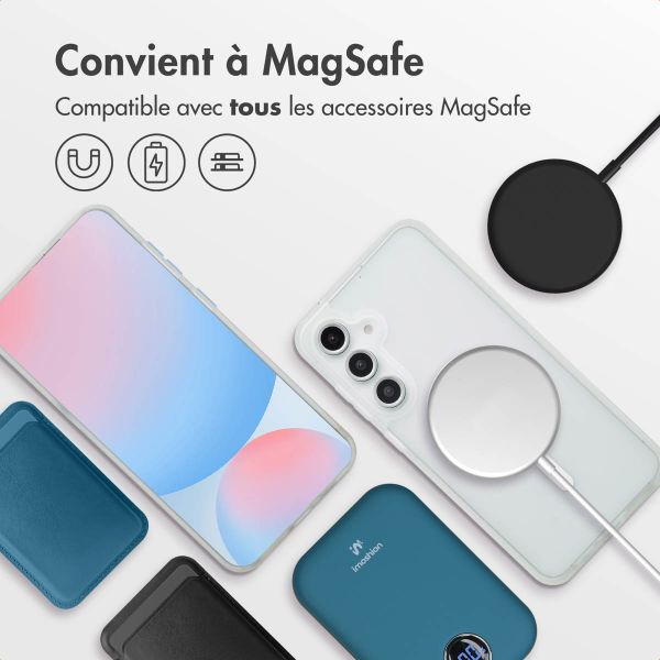 imoshion Coque Color Guard avec MagSafe Samsung Galaxy S24 FE - Blanc