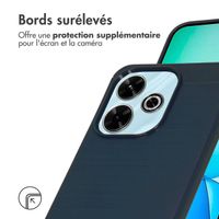 imoshion Coque Brushed Xiaomi Redmi 13 4G - Bleu foncé