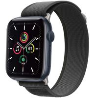 imoshion Bracelet Trail en nylon Apple Watch Series 1 t/m 11 / SE / Ultra (44/45/46/49 mm) - Noir