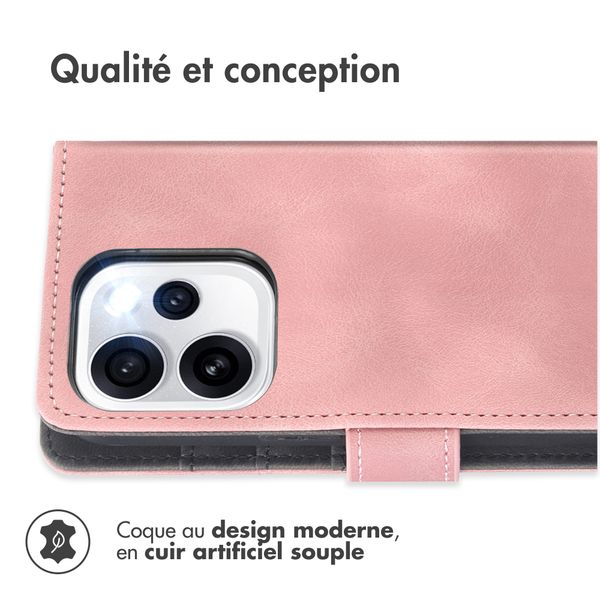 imoshion Etui de télephone portefeuille avec cordon Oppo Reno15 Pro (5G) - Rose