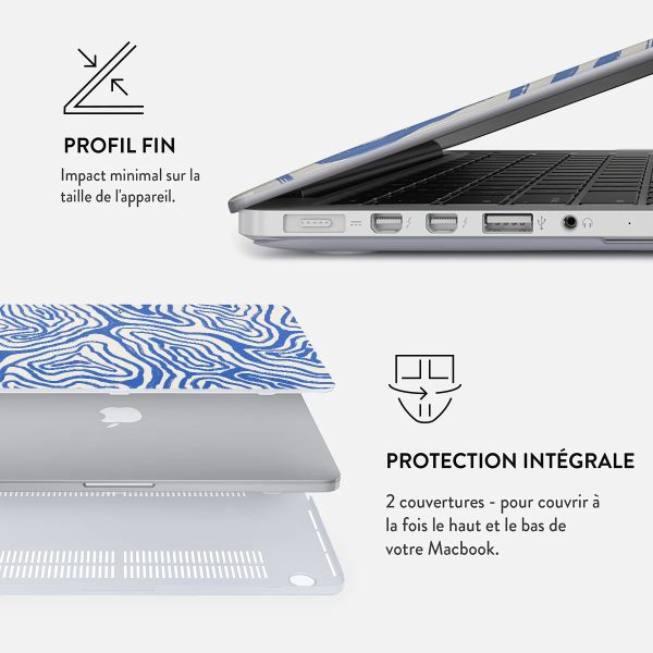 Burga Coque Rigide Apple MacBook Air 13 pouces (2022 / 2024 M3 chip / 2025 M4 chip) - Seven Seas