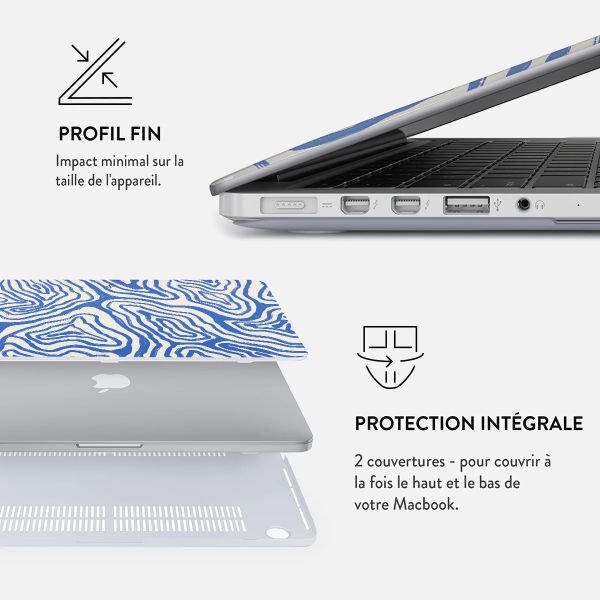 Burga Coque Rigide MacBook Air 13 pouces (2022) / Air 13 pouces (2024) M3 chip - A2681 / A3113 - Seven Seas