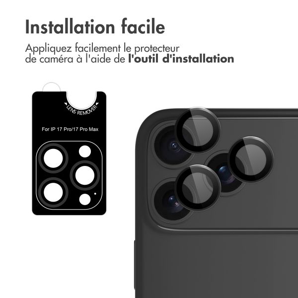 imoshion Protection d'objectif d'appareil photo (pack de 2) Apple iPhone 17 Pro / 17 Pro Max - Gris