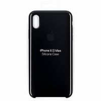 Apple Coque en silicone iPhone Xs Max - Noir