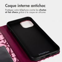 imoshion Étui de télephone portefeuille Design Apple iPhone 12 (Pro) - Hearty Blush