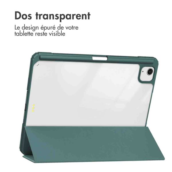 imoshion Coque tablette rigide Trifold Apple iPad Air 13 pouces (2026) M4 / (2025) M3 / (2024) M2 - Vert