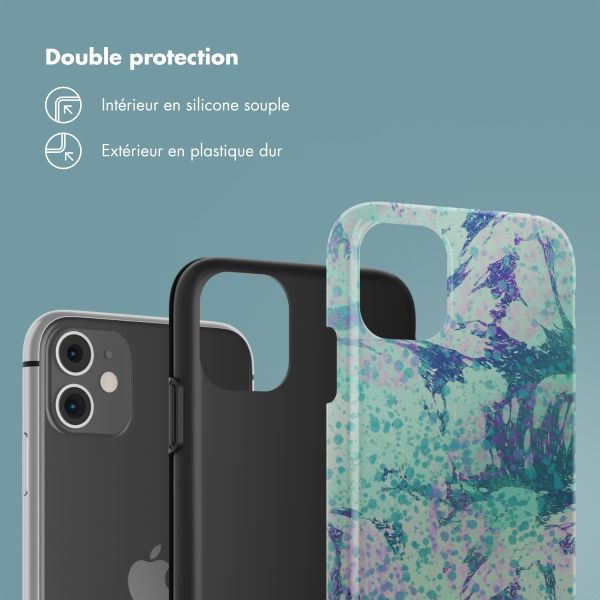 Selencia Coque arrière Vivid Tough iPhone 11 - Fresh Paint Green