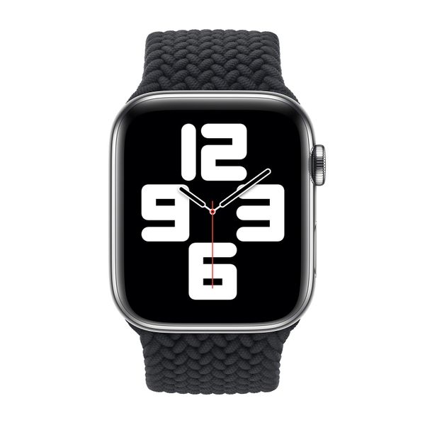 Apple Bracelet Solo tressé Apple Watch Series 1 - 11 / SE / Ultra (44/45/46/49 mm) - Taille 7 - Charcoal