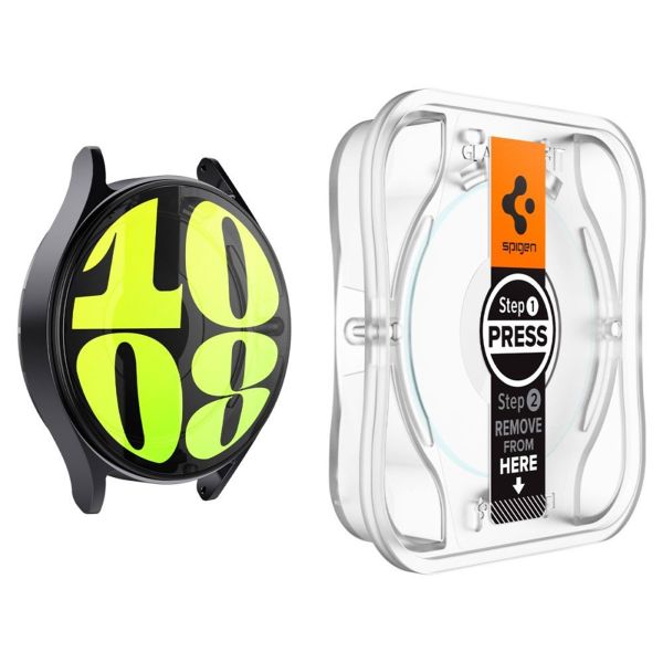 Spigen Protection d'écran EZ FIT Glas.tR avec applicateur Samsung Galaxy Watch 7 - 44 mm - Transparent