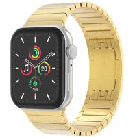 Selencia Bracelet à maillons en acier Apple Watch Series 1 t/m 11 / SE / Ultra (44/45/46/49 mm) - Doré