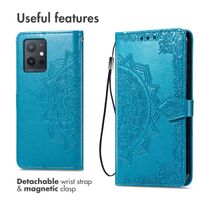 imoshion Etui de téléphone portefeuille Mandala Oppo A77 - Turquoise