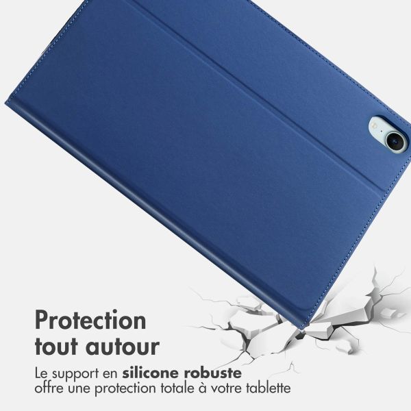 Accezz Coque tablette Classic Apple iPad Mini 7 (2024) / iPad Mini 6 (2021) - Bleu foncé