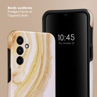 Selencia Coque arrière Vivid Tough Samsung Galaxy A15 (5G/4G) - Chic Marble Gold