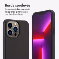 imoshion Coque arrière Color avec cordon amovible et MagSafe Apple iPhone 13 Pro - Black Coffee