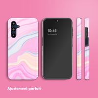 Selencia Coque arrière Vivid Samsung Galaxy A16 - Pastel Lipstick Marble