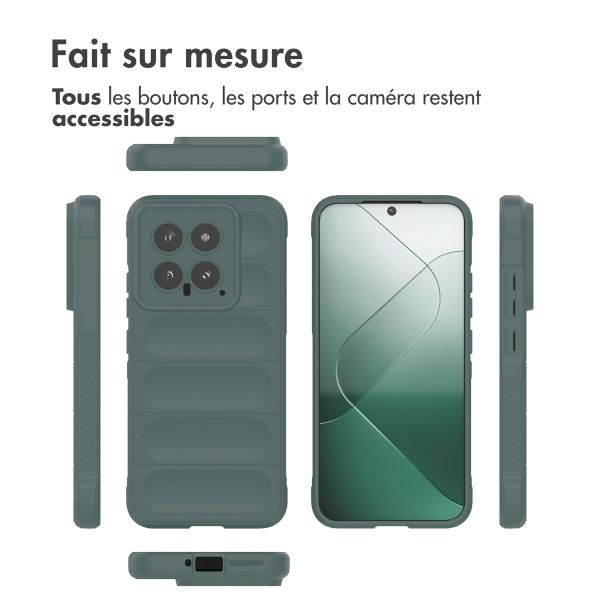 imoshion Coque arrière EasyGrip Xiaomi 14 - Vert foncé